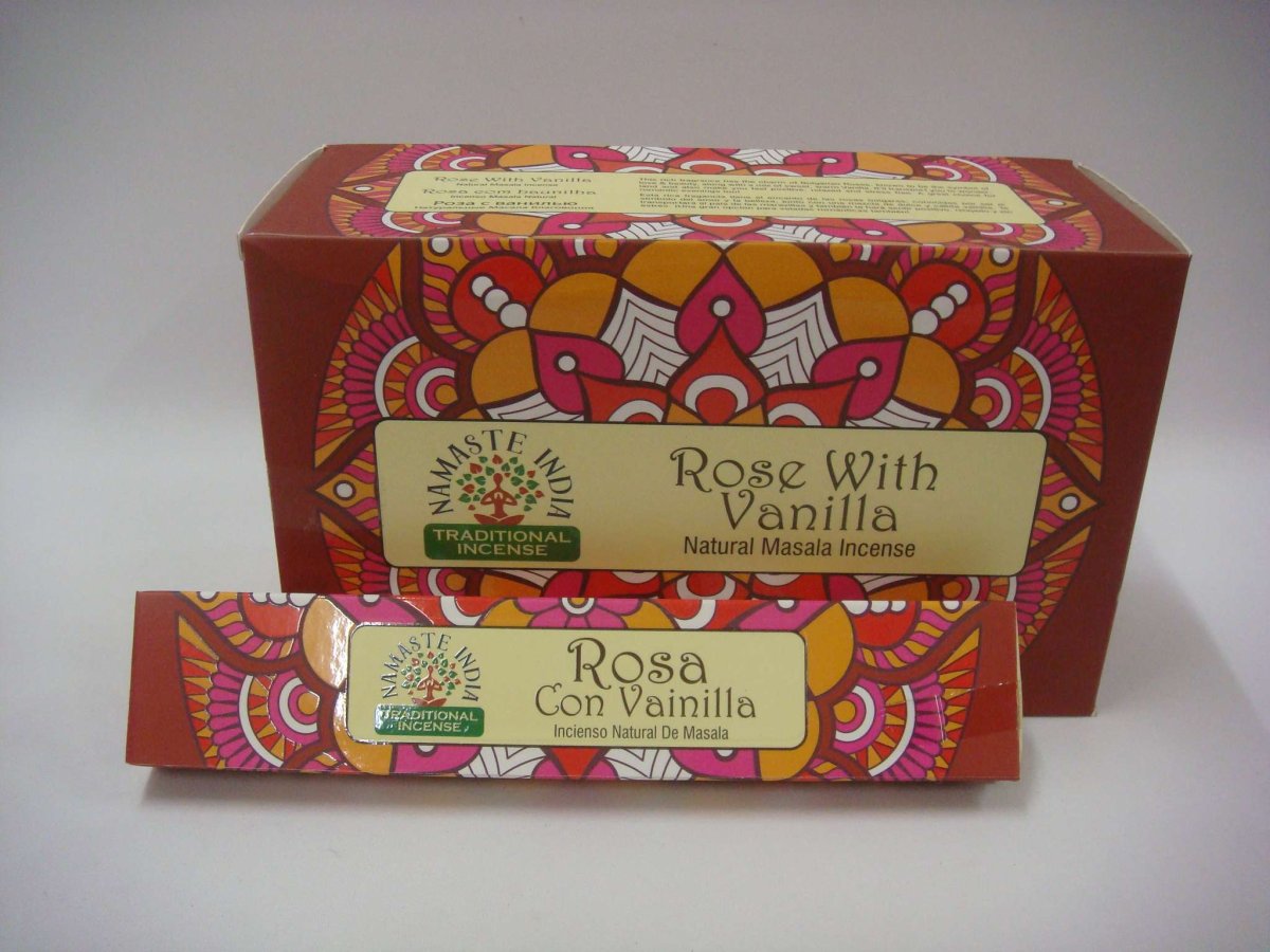 Namaste India Rosa y Vainilla